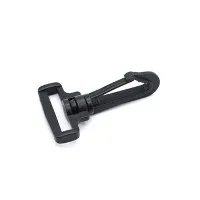 Gancio girevole in plastica per cordino